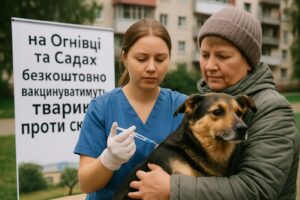 На Огнівці та Садах у Полтаві вакцинуватимуть домашніх тварин проти сказу безкоштовно