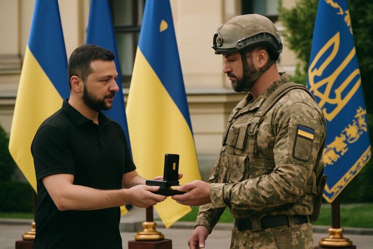 Президент України нагородив Полтавську бригаду до Дня Конституції