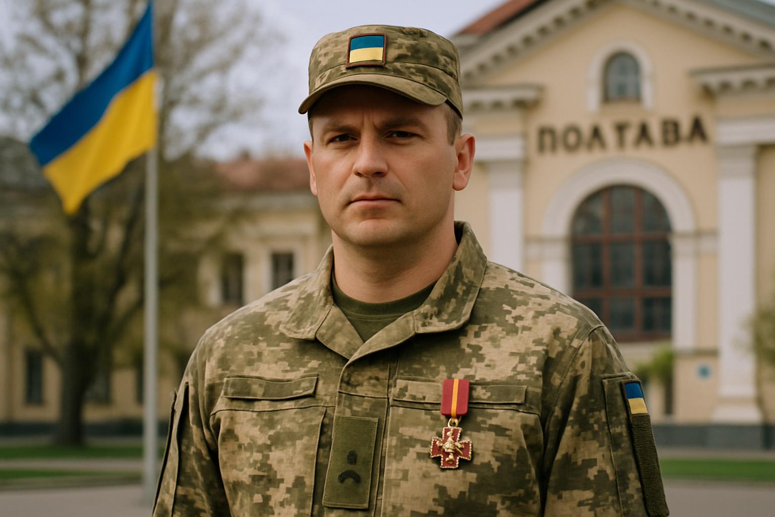 Офіцер з Полтави став кавалером ордену Богдана Хмельницького III ступеня