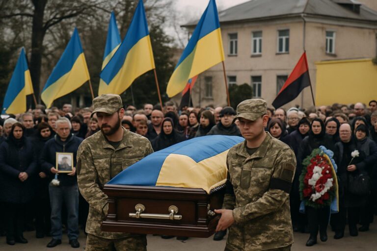 Полтавська громада провела в останню дорогу загиблих захисників України