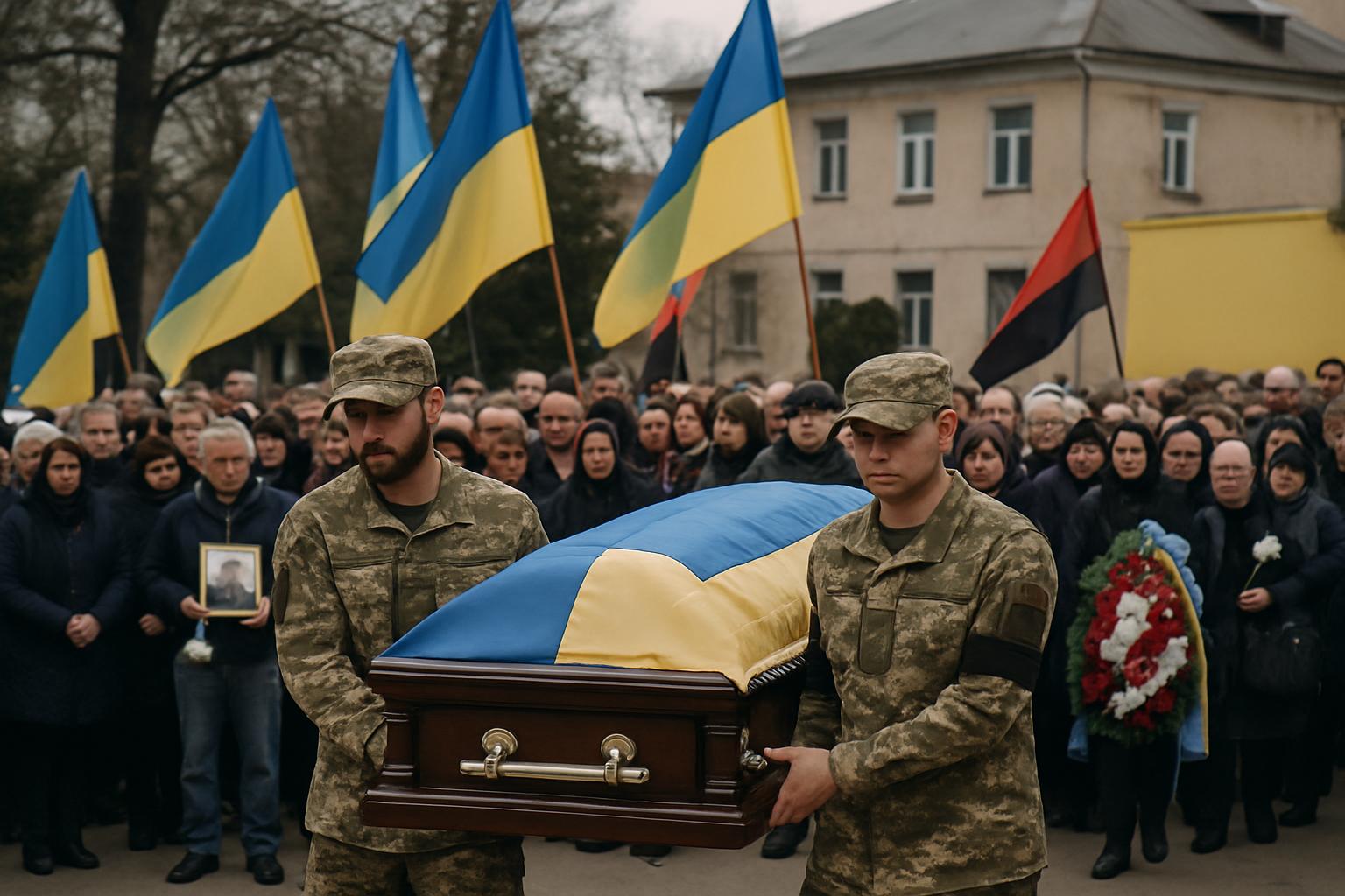 Полтавська громада провела в останню дорогу загиблих захисників України