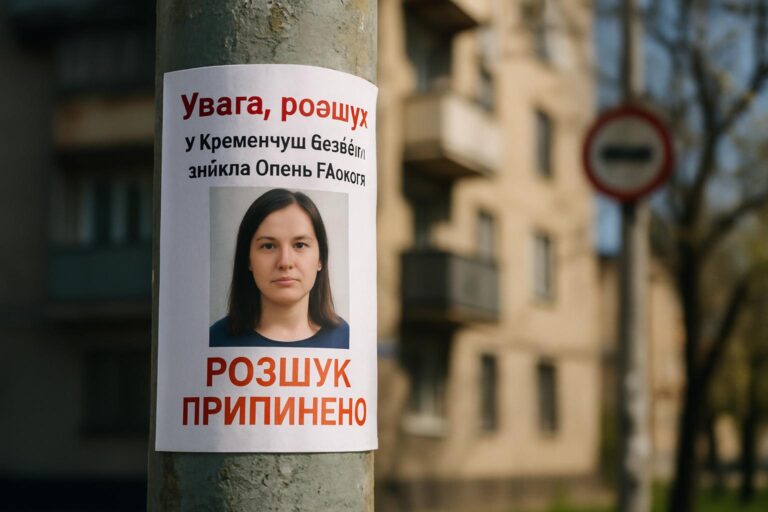 У Кременчуці завершили розшук Олени Ейсмонт – зникла дівчина знайшлася живою