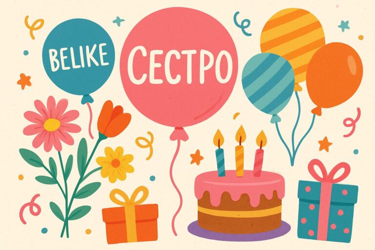 Велике привітання з днем народження сестрі: ідеї, тексти, приклади