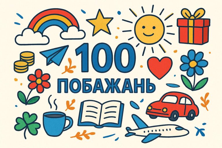 100 побажань українською: ідеї для щирих привітань перекладача