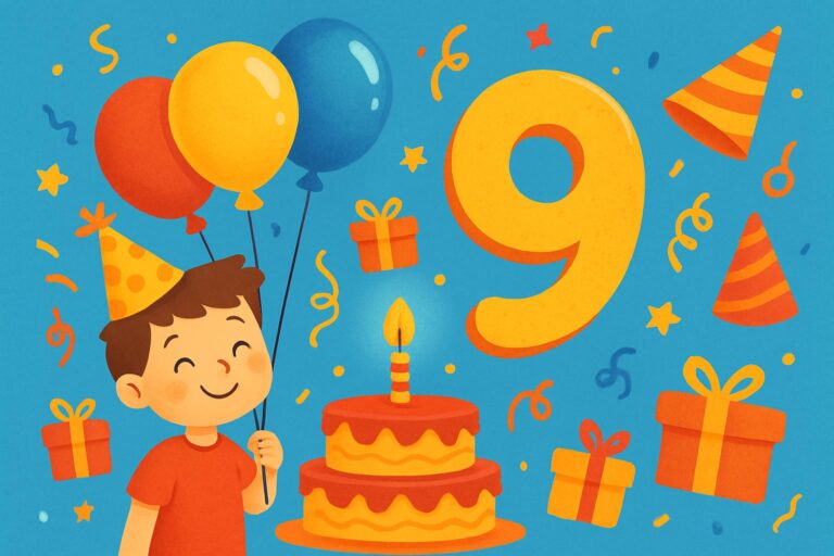 Вітання з днем народження дитини 9 років: ідеї для щирих, креативних і теплих побажань