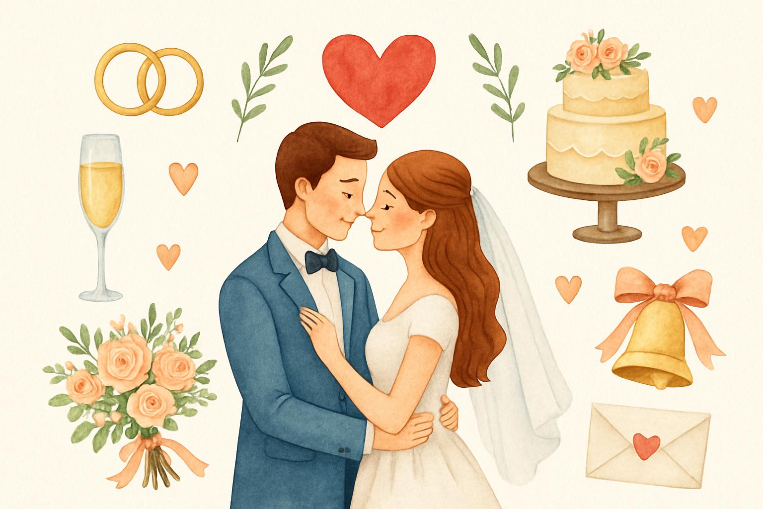 Оригінальні привітання з весіллям — приклади побажань молодятам