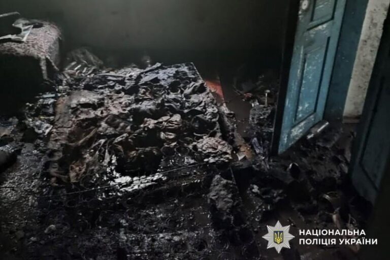 На Полтавщині вночі під час пожежі у приватному будинку знайшли тіло чоловіка