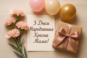 Хресна мама приймає зворушливе привітання з днем народження