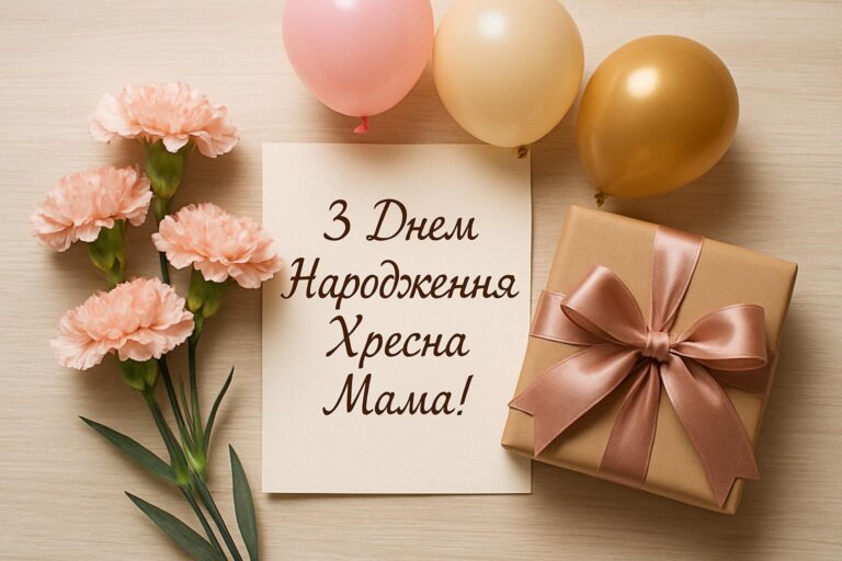 Привітання з днем народження хресній мамі своїми словами до сліз