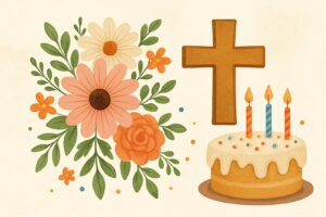 Красива листівка з привітанням з іменинами для друзів