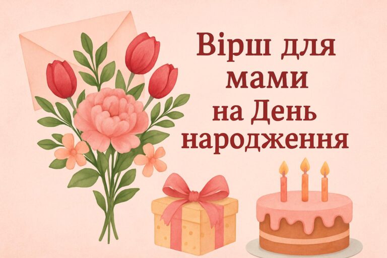 Вірш для мами на день народження: найкращі ідеї та серця слова