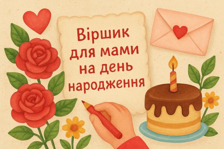 Віршик для мами на день народження: найкращі ідеї поздоровлень