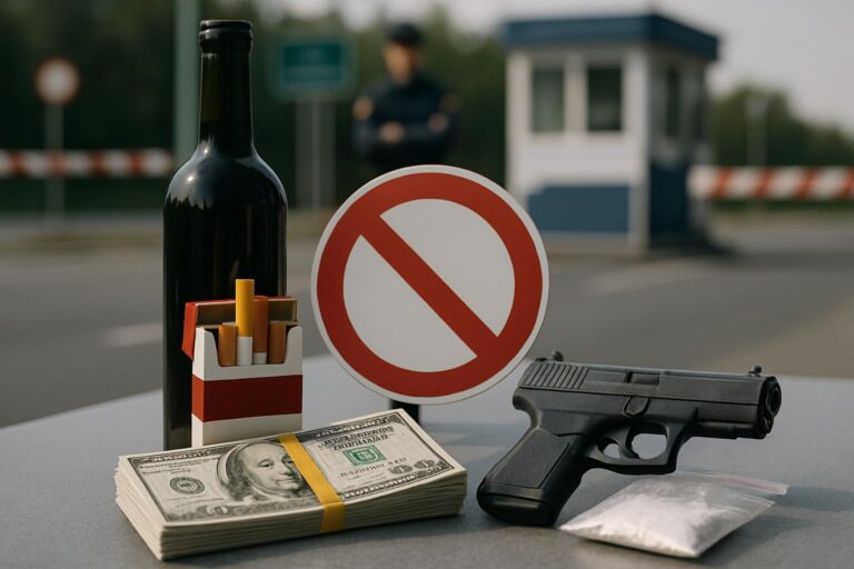 Що не можна перевозити через кордон: правила і штрафи