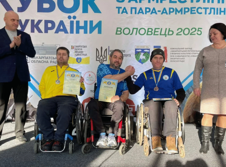 Полтавські параармреслери вибороли почесне друге місце на Кубку України серед спортсменів з ураженнями опорно-рухового апарату
