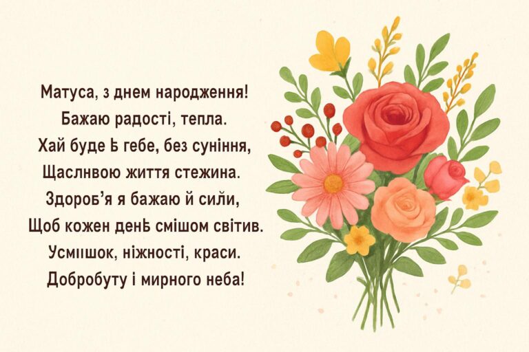 Вірш на день народження мамі: щирі слова й приклади