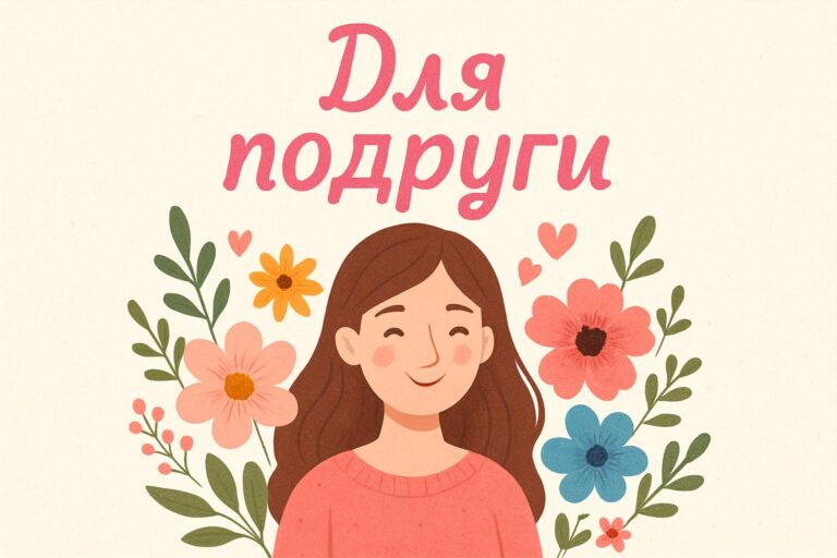 Вітання подрузі: красиві побажання та приклади на свято