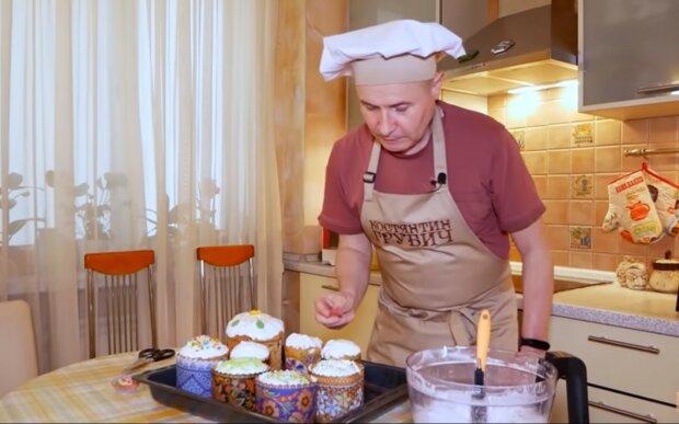 Рецепт паски від Костянтина Грубича: полтавський телеведучий розкрив усі секрети святкового хліба