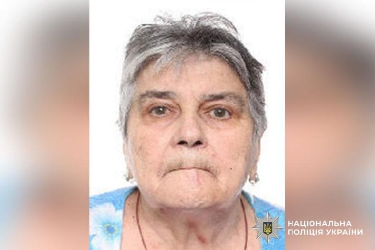 Поліція Полтавщини шукає зниклу Любов Золотайко – мешканка Машівської громади пішла з дому й не повернулася